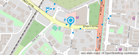 מפת הגעה אל דואר ישראל-מסירת דואר מפת הגעה אל דואר ישראל-מסירת דואר