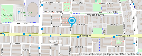 מפת הגעה אל אביב רוז