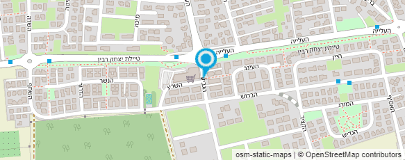 מפת הגעה אל דואר ישראל-מסירת דואר