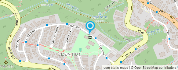 מפת הגעה אל מתנ"ס רמות אשכול