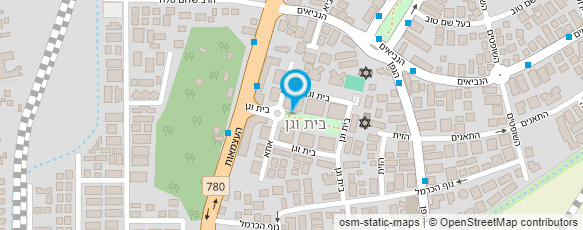 מפת הגעה אל אתנחתא - שמרטפיה ביתית