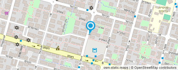 מפת הגעה אל ד"ר מיכאל סקטקוב