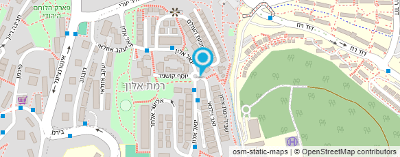 מפת הגעה אל מתנ"ס רמות-אלון