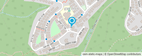 מפת הגעה אל מתנ"ס רמות בגין