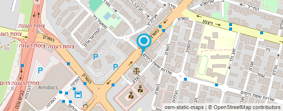 מפת הגעה אל מאפיית המשפחה כפר סבא