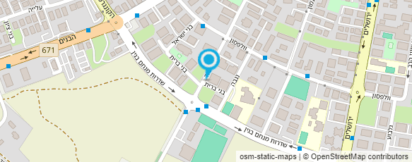 מפת הגעה אל בין שבילים לכוכבים קראוונים להשכרה