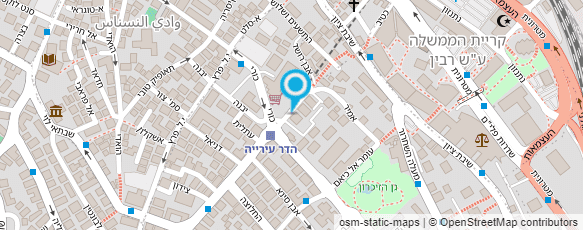 מפת הגעה אל הנביאים חדר עבודה