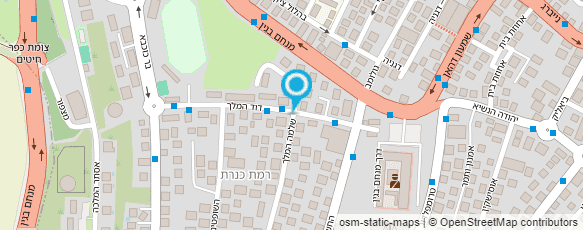 מפת הגעה אל דואר ישראל-מסירת דואר