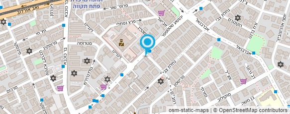 מפת הגעה אל שף במושבה