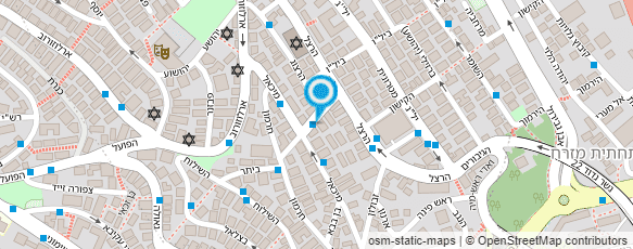 מפת הגעה אל דואר ישראל-מסירת דואר מפת הגעה אל דואר ישראל-מסירת דואר