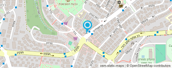 מפת הגעה אל דואר ישראל-מסירת דואר