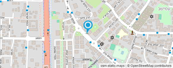 מפת הגעה אל יששכר פולק