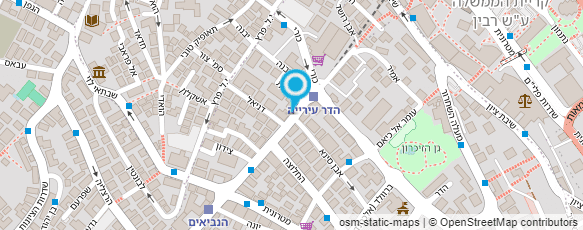 מפת הגעה אל אקדמית מוטיה רובין