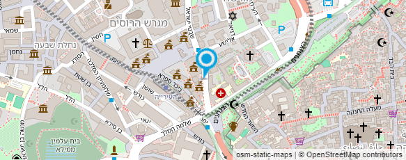 מפת הגעה אל חניון כיכר ספרא