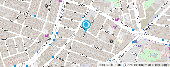 מפת הגעה אל דניאל רוזנבלום