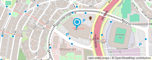 מפת הגעה אל חומוס אליהו קניון מלחה ירושלים