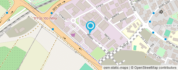 מפת הגעה אל ארגון הממונים על בטיחות וגיהות בישראל