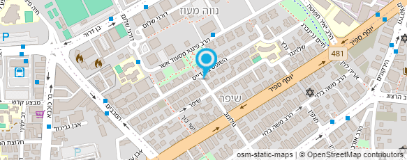 מפת הגעה אל רועי מאיו - מעצב גרפי