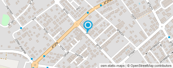 מפת הגעה אל דואר ישראל-מסירת דואר