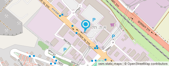 מפת הגעה אל דואר ישראל-מסירת דואר מפת הגעה אל דואר ישראל-מסירת דואר