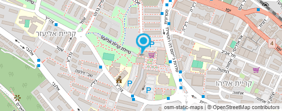 מפת הגעה אל דואר ישראל-מסירת דואר