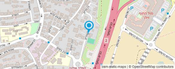 מפת הגעה אל דואר ישראל-מסירת דואר מפת הגעה אל דואר ישראל-מסירת דואר