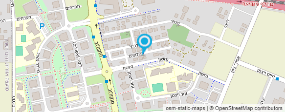 מפת הגעה אל גן מרפא - גינון ים תיכוני