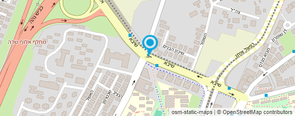 מפת הגעה אל שיבא תל השומר-פנימית ט'