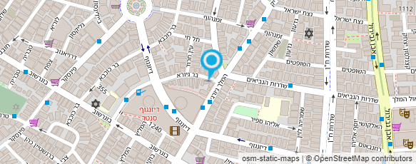 מפת הגעה אל רועי חזן-פסיכולוג רפואי