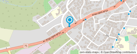 מפת הגעה אל דואר ישראל-מסירת דואר