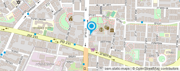 מפת הגעה אל דואר ישראל-מסירת דואר