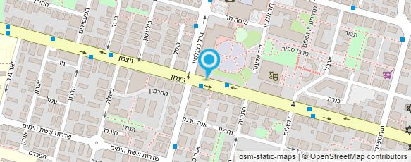 מפת הגעה אל דואר ישראל-מסירת דואר