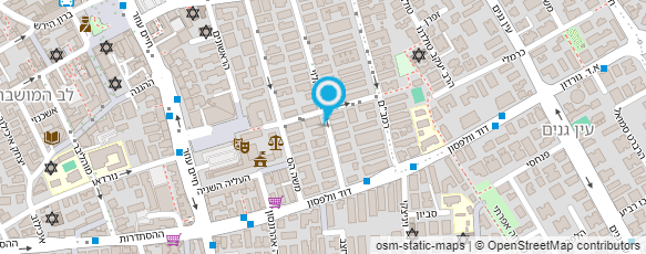 מפת הגעה אל דואר ישראל-מסירת דואר