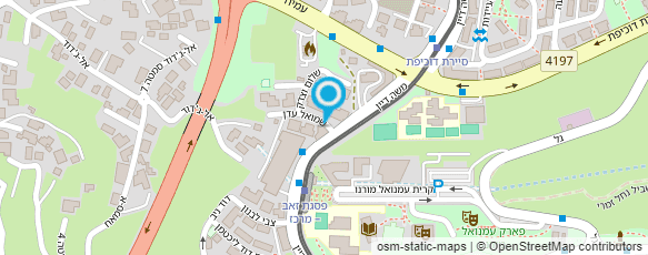 מפת הגעה אל צבע כחול לבן