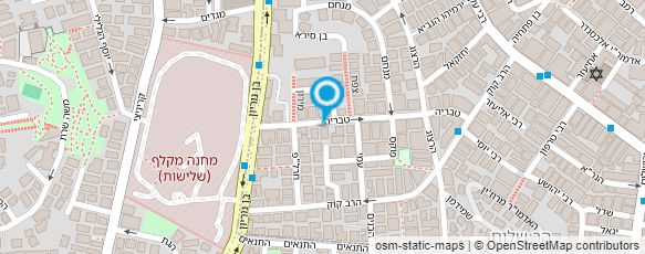 מפת הגעה אל שירלי פיינגולד