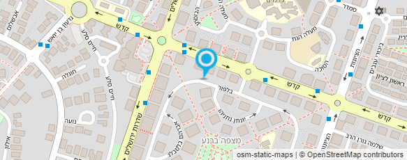 מפת הגעה אל המונית של אהרון