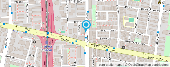 מפת הגעה אל חומוס פרג'י חולון