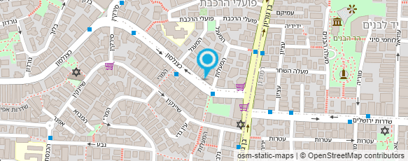 מפת הגעה אל דואר ישראל-מסירת דואר מפת הגעה אל דואר ישראל-מסירת דואר