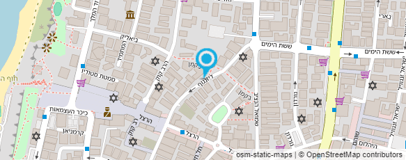 מפת הגעה אל דואר ישראל-מסירת דואר