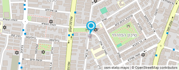 מפת הגעה אל דואר ישראל-מסירת דואר