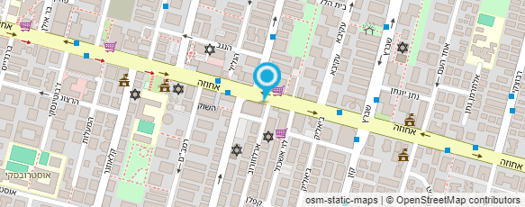 מפת הגעה אל דואר ישראל-מסירת דואר