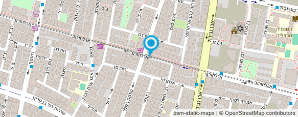 מפת הגעה אל שירה גנור בית ספר לבלט