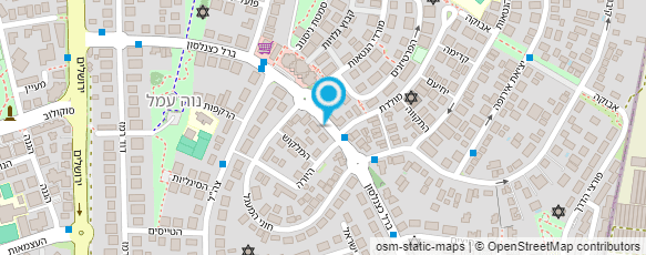 מפת הגעה אל דואר ישראל-מסירת דואר