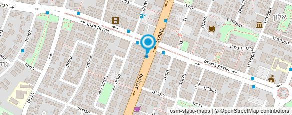 מפת הגעה אל דואר ישראל-מסירת דואר