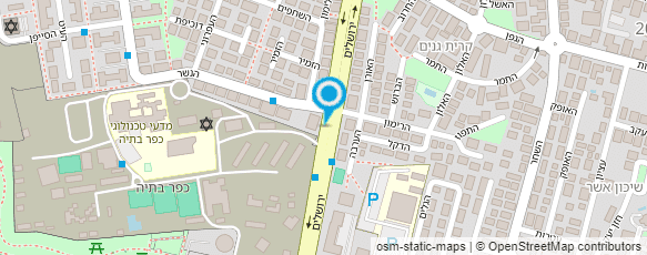 מפת הגעה אל דואר ישראל-מסירת דואר