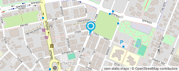 מפת הגעה אל דואר ישראל-מסירת דואר