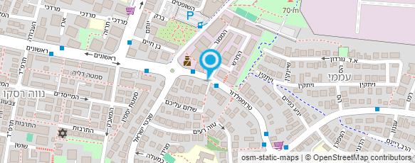 מפת הגעה אל דואר ישראל-מסירת דואר