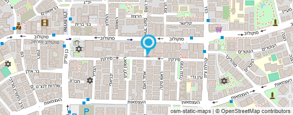 מפת הגעה אל גל בקי - רפואה סינית מסורתית