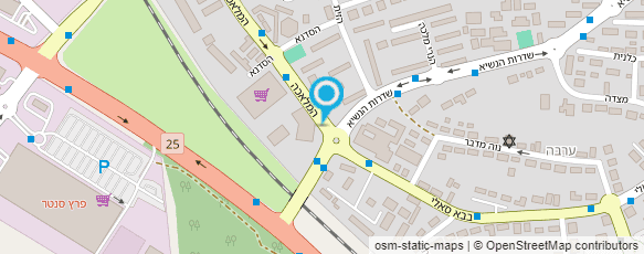 מפת הגעה אל סטודיו בום