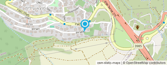 מפת הגעה אל אולה אוסינובסקי